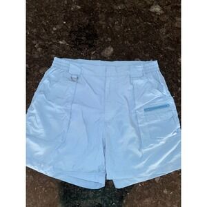 Uzzi Amphibious Gear Cargo Shorts Blue Elastic Waist Mens Size L‎ Outdoor